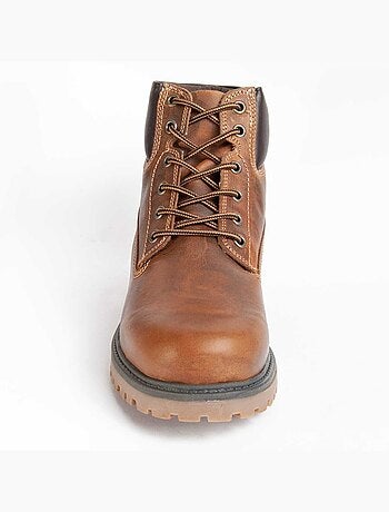 Bota Casual Cuero Purapiel