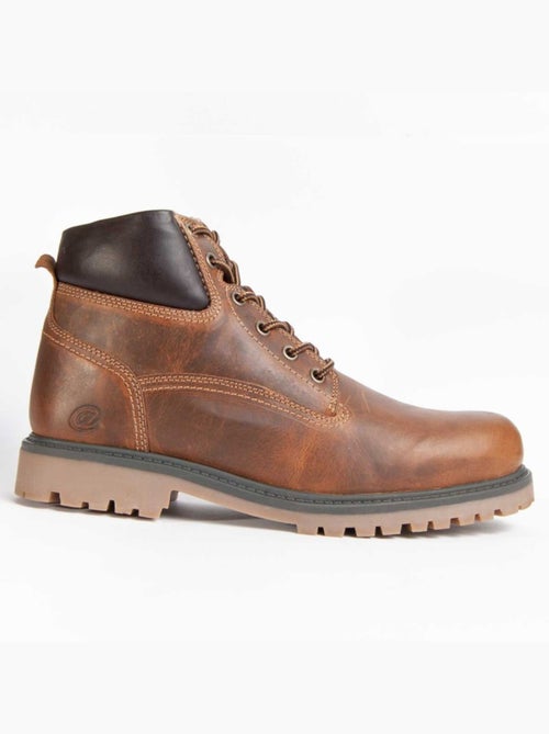 Bota Casual Cuero Purapiel - Kiabi