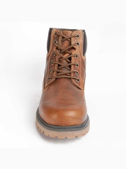 Bota Casual Cuero Purapiel - Kiabi
