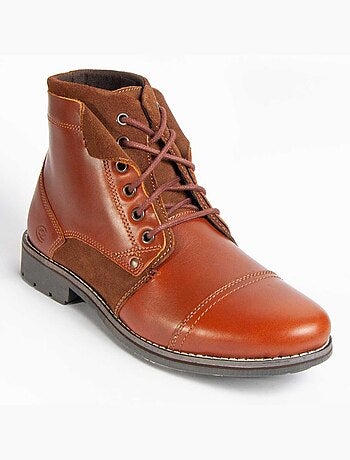 Bota Casual Cuero Purapiel