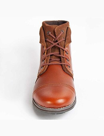Bota Casual Cuero Purapiel