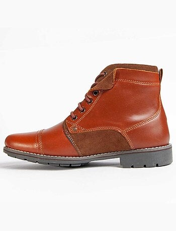 Bota Casual Cuero Purapiel