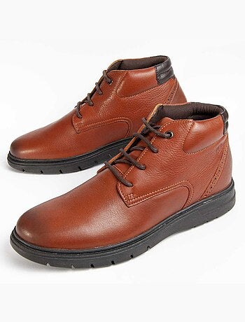 Bota Casual Cuero Purapiel