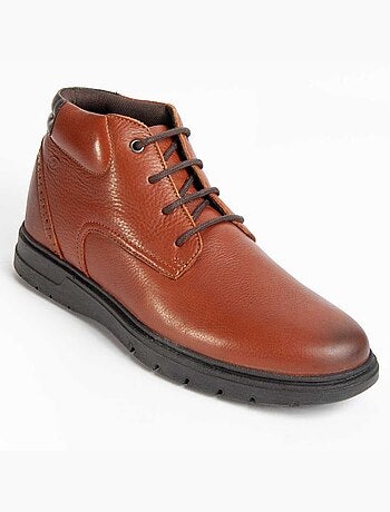 Bota Casual Cuero Purapiel