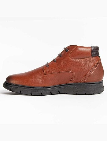 Bota Casual Cuero Purapiel
