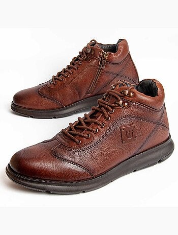 Bota Casual Cuero Purapiel