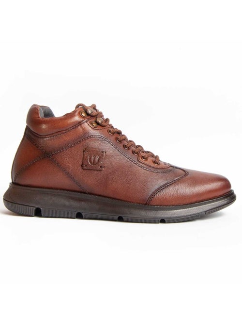 Bota Casual Cuero Purapiel - Kiabi