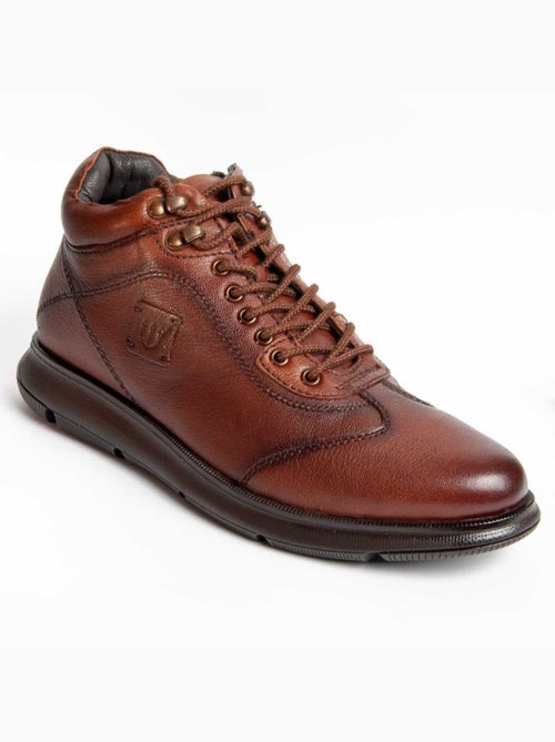 Bota Casual Cuero Purapiel - Kiabi