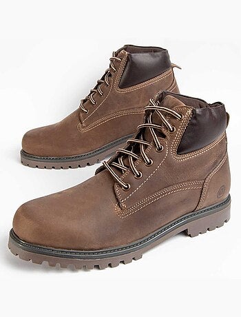 Bota Casual Cuero Purapiel