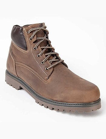 Bota Casual Cuero Purapiel