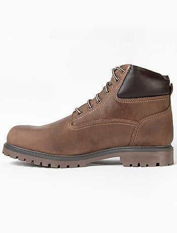 Bota Casual Cuero Purapiel
