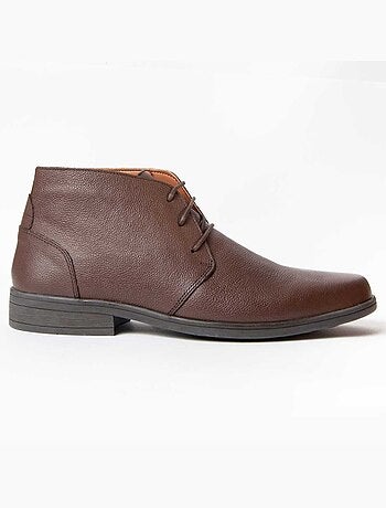 Bota Casual Cuero Purapiel