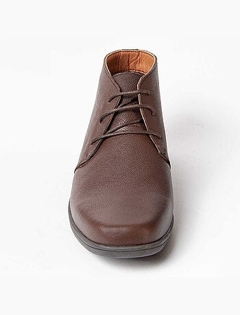 Bota Casual Cuero Purapiel