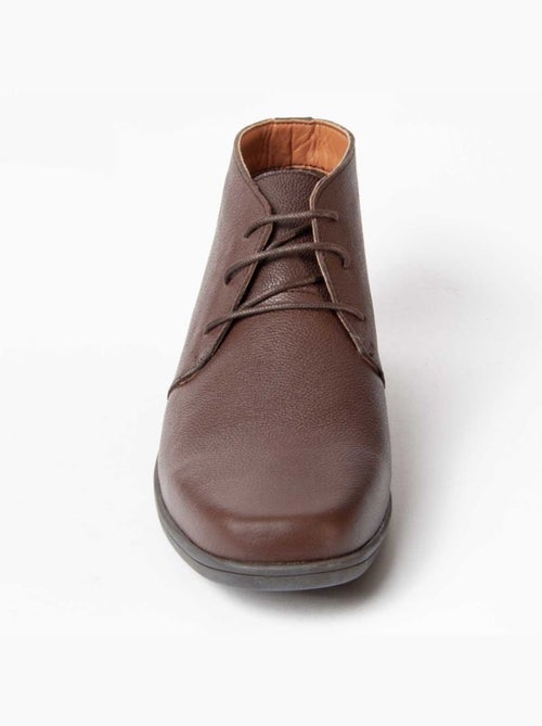 Bota Casual Cuero Purapiel - Kiabi