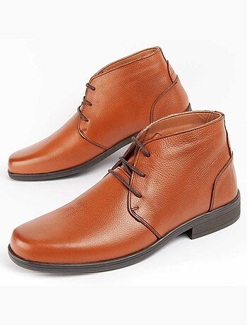 Bota Casual Cuero Purapiel