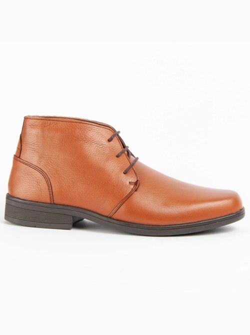 Bota Casual Cuero Purapiel - Kiabi