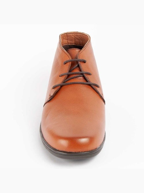 Bota Casual Cuero Purapiel - Kiabi