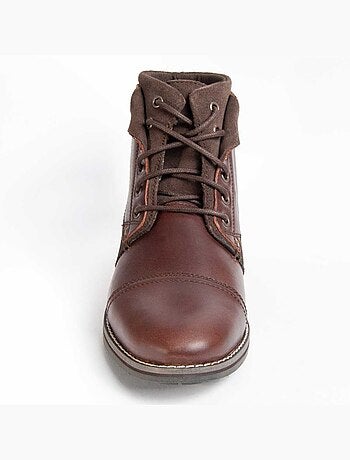 Bota Casual Cuero Purapiel