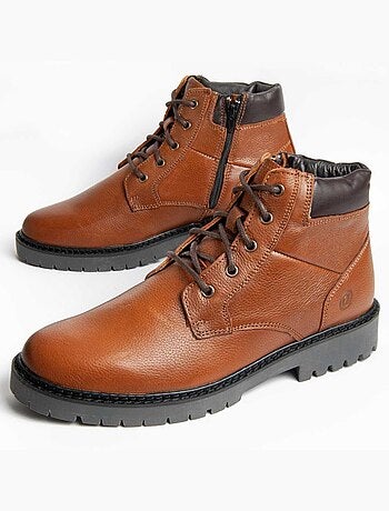 Bota Casual Cuero Purapiel