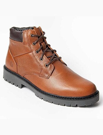 Bota Casual Cuero Purapiel