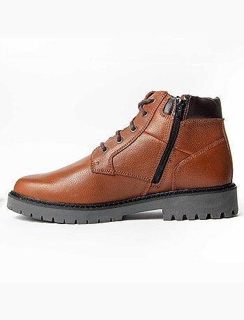 Bota Casual Cuero Purapiel