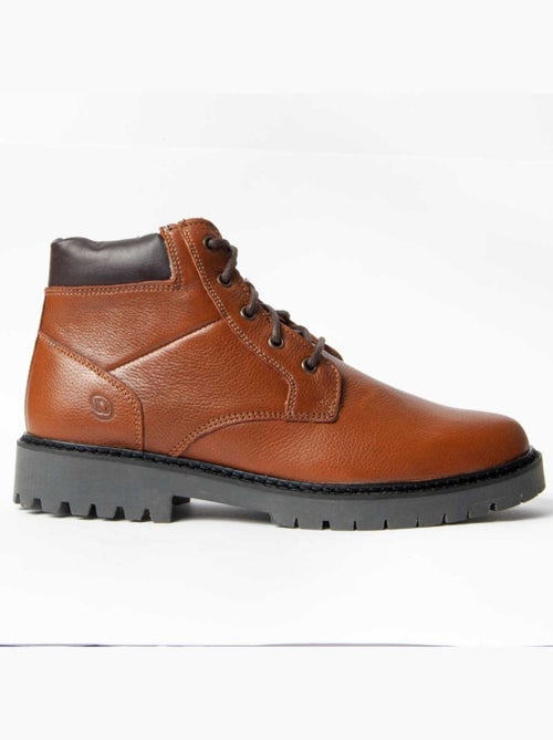 Bota Casual Cuero Purapiel - Kiabi