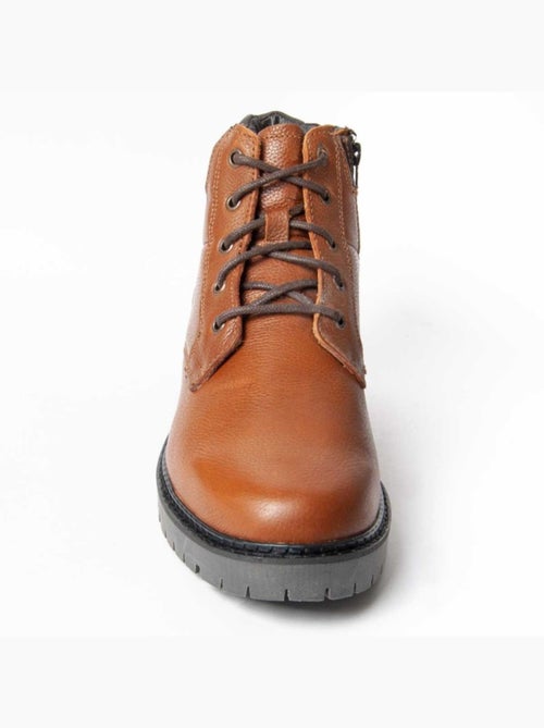 Bota Casual Cuero Purapiel - Kiabi