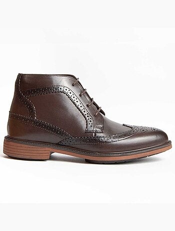 Bota Casual Cuero Purapiel
