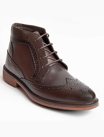 Bota Casual Cuero Purapiel