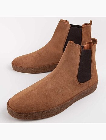 Bota Casual Cuero Purapiel