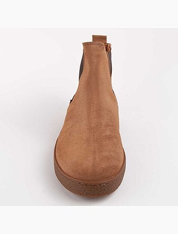 Bota Casual Cuero Purapiel