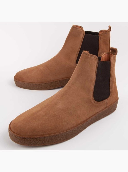 Bota Casual Cuero Purapiel - Kiabi