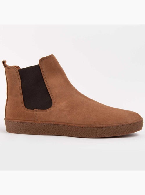 Bota Casual Cuero Purapiel - Kiabi