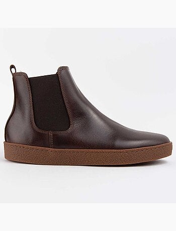 Bota Casual Cuero Purapiel