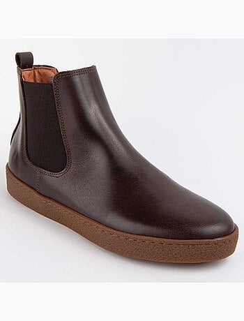 Bota Casual Cuero Purapiel