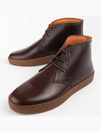 Bota Casual Cuero Purapiel