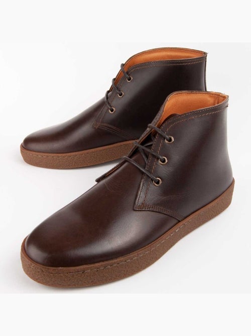 Bota Casual Cuero Purapiel - Kiabi