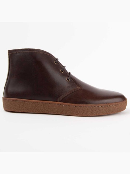Bota Casual Cuero Purapiel - Kiabi