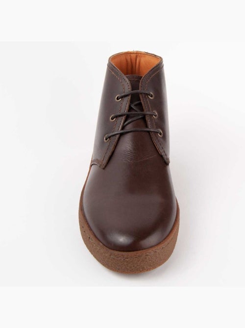 Bota Casual Cuero Purapiel - Kiabi