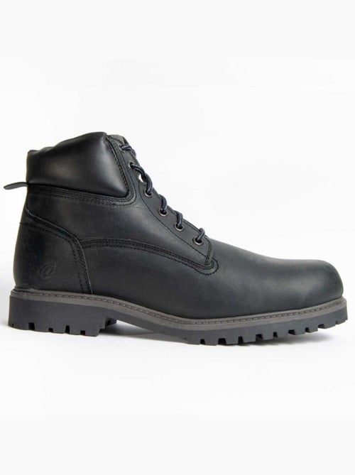 Bota Casual Cuero Purapiel - Kiabi