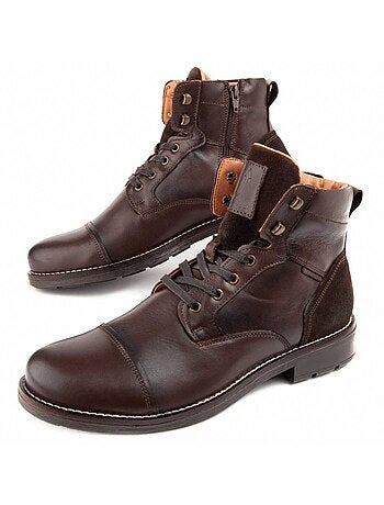 Bota Casual Cuero Purapiel