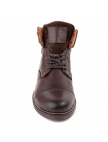 Bota Casual Cuero Purapiel