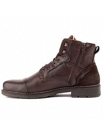 Bota Casual Cuero Purapiel