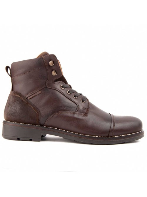 Bota Casual Cuero Purapiel - Kiabi