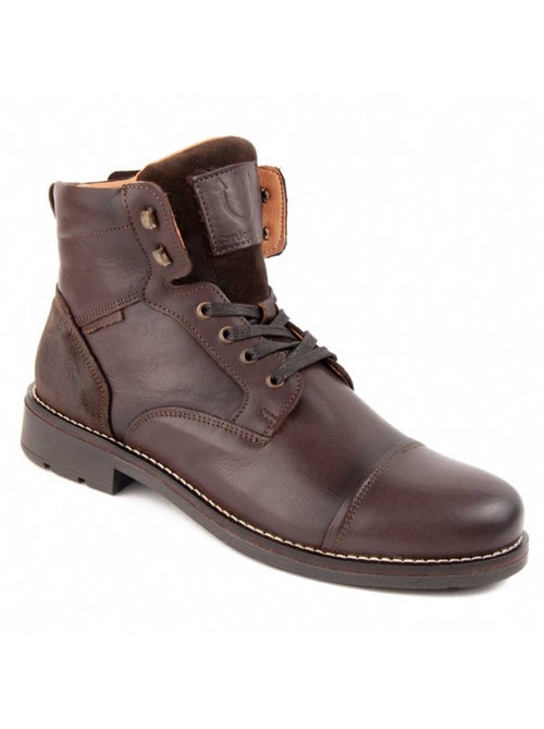 Bota Casual Cuero Purapiel - Kiabi