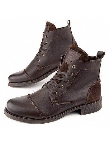 Bota Casual Cuero Purapiel