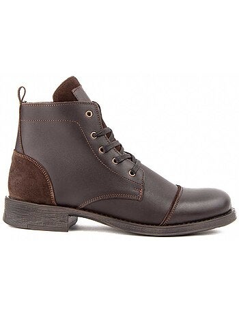 Bota Casual Cuero Purapiel