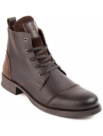Bota Casual Cuero Purapiel