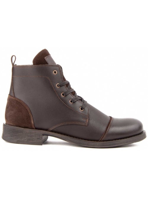 Bota Casual Cuero Purapiel - Kiabi