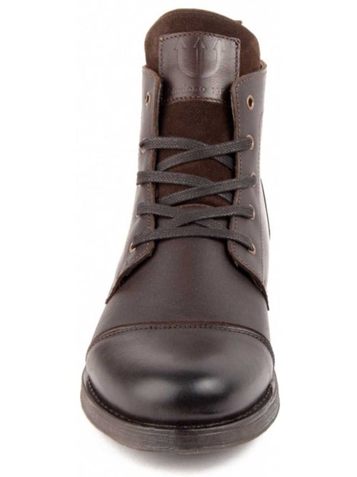Bota Casual Cuero Purapiel - Kiabi